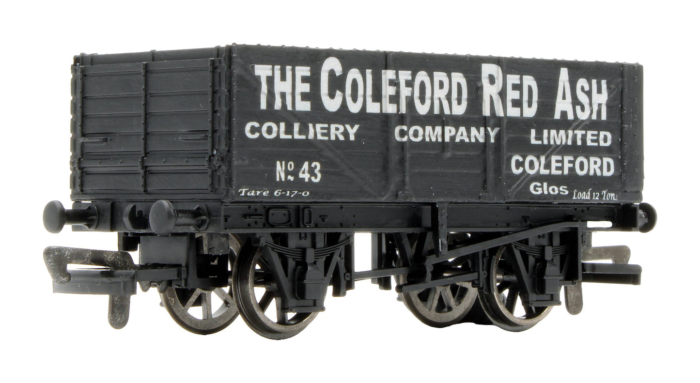Pre-Owned 'The Coleford Red Ash Colliery' 7 Plank Wagon No 43 - Limited Edition