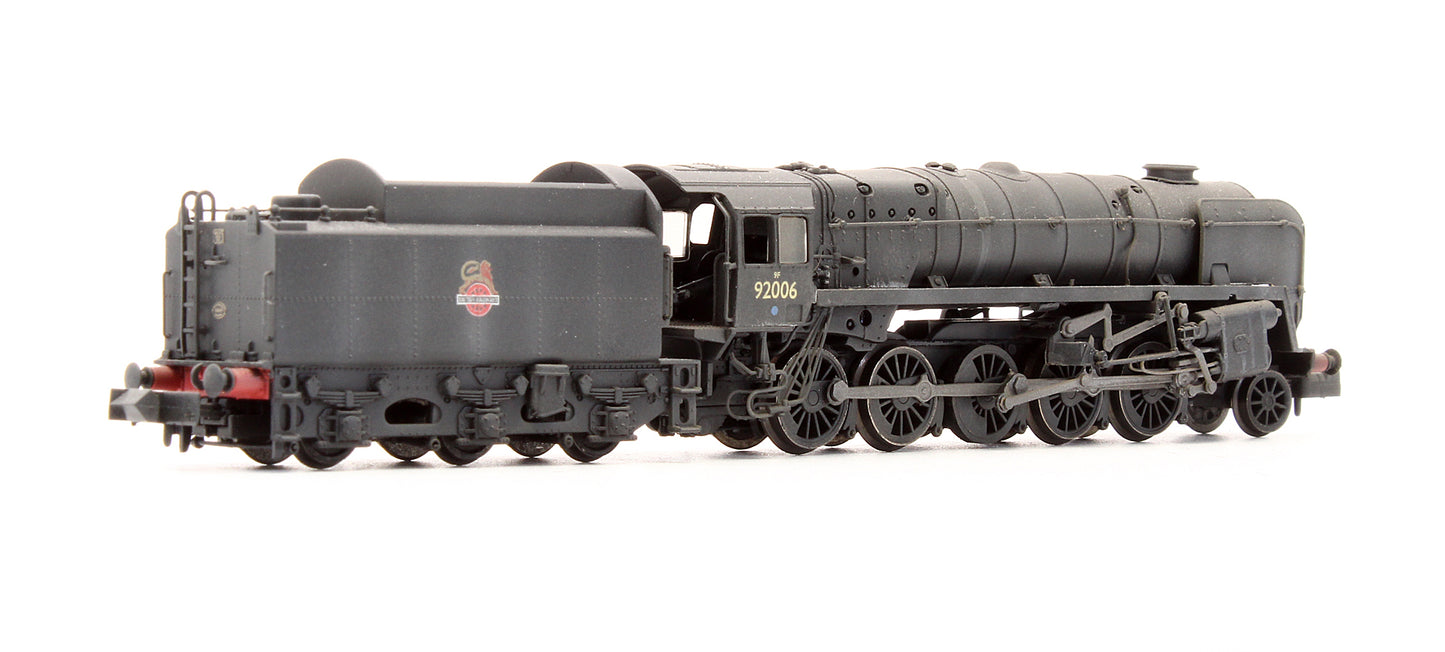 Pre-Owned 2S-013-005 BR Black 2-10-0 Class 9F '92006' Steam Locomotive - Weathered