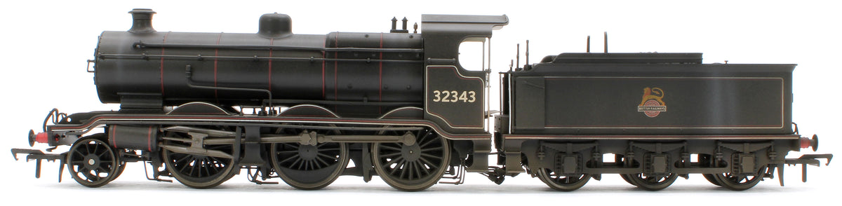 Bespoke Weathered S4102-09 LB&SCR K Class 2-6-0 BR Black Early Emblem No.32343 Steam Locomotive