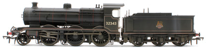 Bespoke Weathered S4102-09 LB&SCR K Class 2-6-0 BR Black Early Emblem No.32343 Steam Locomotive