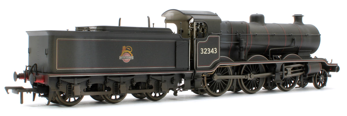 Bespoke Weathered S4102-09 LB&SCR K Class 2-6-0 BR Black Early Emblem No.32343 Steam Locomotive