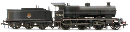 Bespoke Weathered S4102-09 LB&SCR K Class 2-6-0 BR Black Early Emblem No.32343 Steam Locomotive