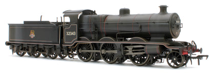 Bespoke Weathered S4102-09 LB&SCR K Class 2-6-0 BR Black Early Emblem No.32343 Steam Locomotive