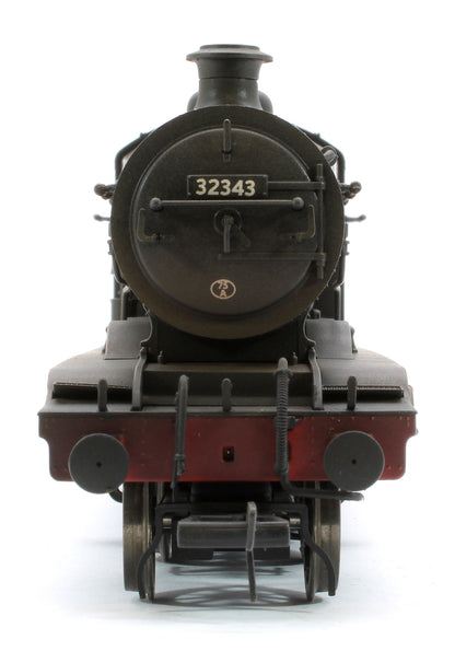 Bespoke Weathered S4102-09 LB&SCR K Class 2-6-0 BR Black Early Emblem No.32343 Steam Locomotive