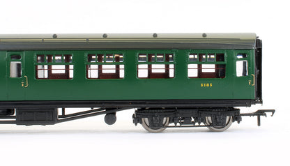 Pre-Owned 63ft Bulleid 2nd Corridor BR (SR) Green 'S 118S'