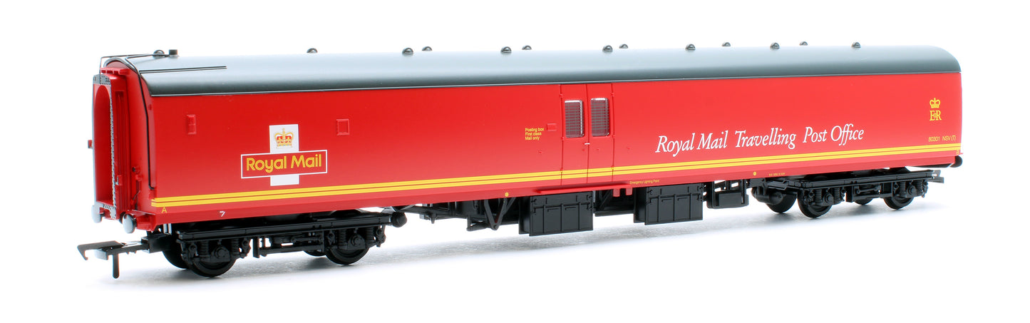 BR Mk1 POS Post Office Sorting Van Royal Mail Travelling Post Office No. 80301