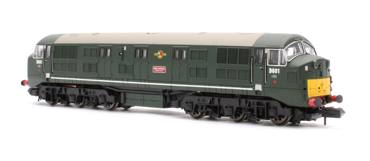 Class 41 'Warship' Disc Headcode D601 'Ark Royal' BR Green (Small Yellow Panels) Diesel Locomotive