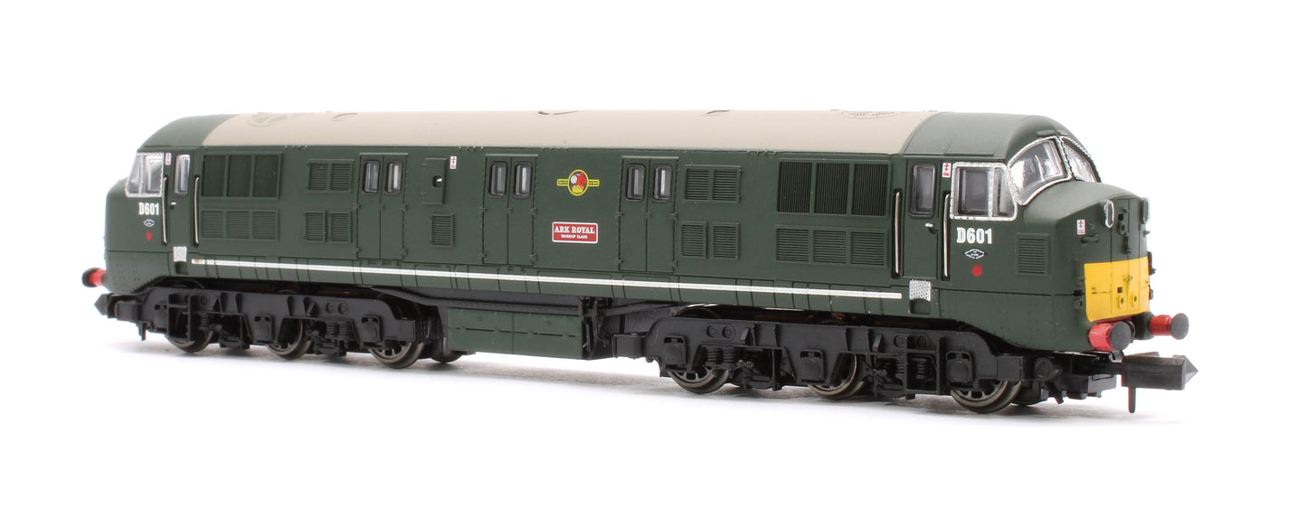 Class 41 'Warship' Disc Headcode D601 'Ark Royal' BR Green (Small Yellow Panels) Diesel Locomotive