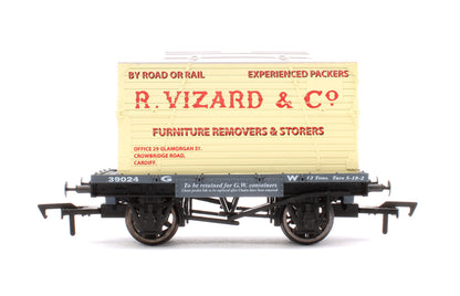 Pre-Owned GW No.39024 12T Conflat Wagon with 'R.Vizard & Co' Container