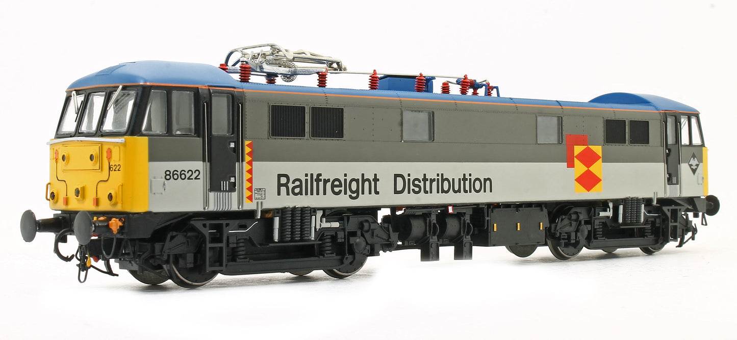 Pre-Owned 8644 Class 86 622 Railfreight Distribution European Grey Electric Locomotive - DCC Fitted