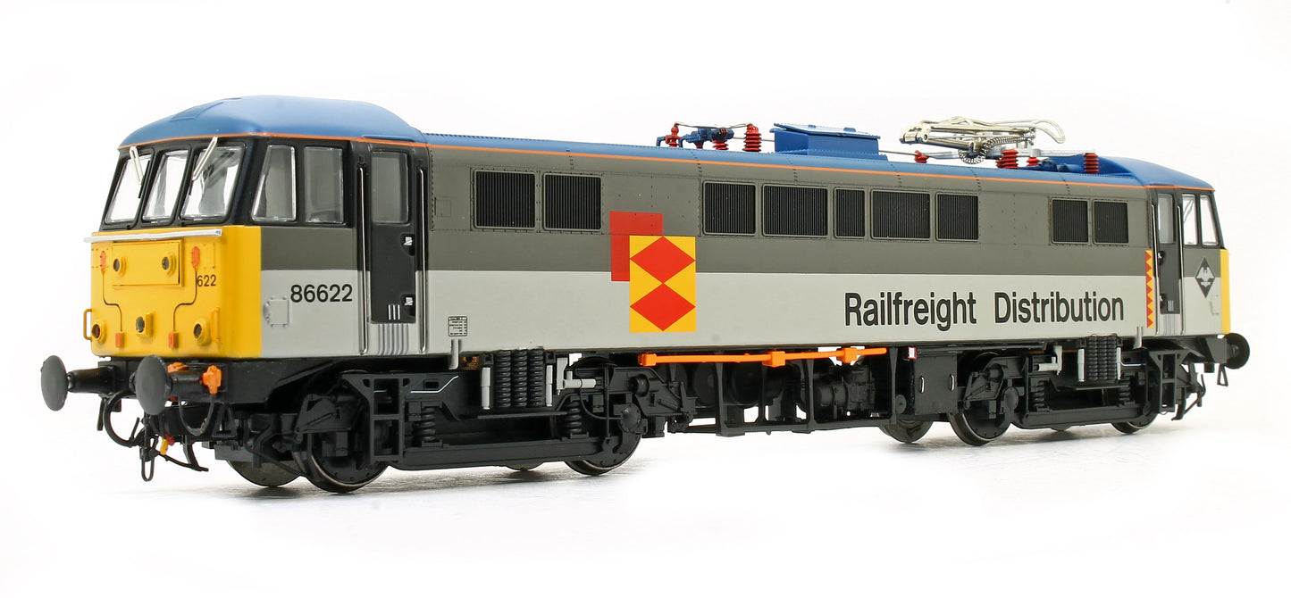 Pre-Owned 8644 Class 86 622 Railfreight Distribution European Grey Electric Locomotive - DCC Fitted