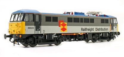 Pre-Owned 8644 Class 86 622 Railfreight Distribution European Grey Electric Locomotive - DCC Fitted