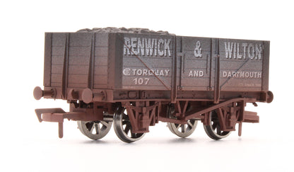 Pre-Owned 4F-051-006 'Renwick & Wilton' 5 Plank Wagon No.107 - Weathered