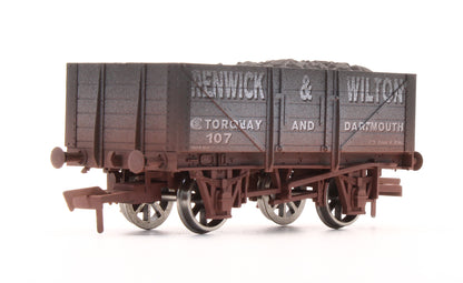 Pre-Owned 4F-051-006 'Renwick & Wilton' 5 Plank Wagon No.107 - Weathered
