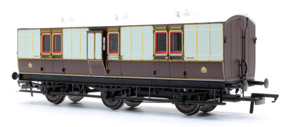 Pre-Owned 6 Wheel Full Brake In LNWR Livery - With Working Lighting
