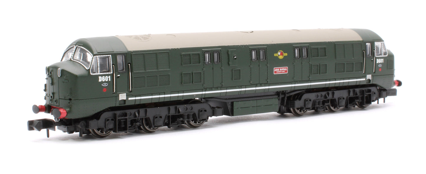 Pre-Owned Class 41 'Warship' Disc Headcode D601 'Ark Royal' BR Green (Late Crest) Diesel Locomotive