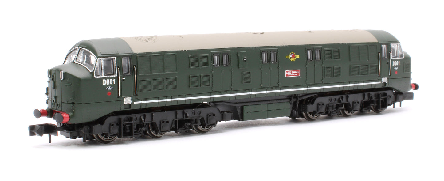 Class 41 'Warship' Disc Headcode D601 'Ark Royal' BR Green (Late Crest) Diesel Locomotive