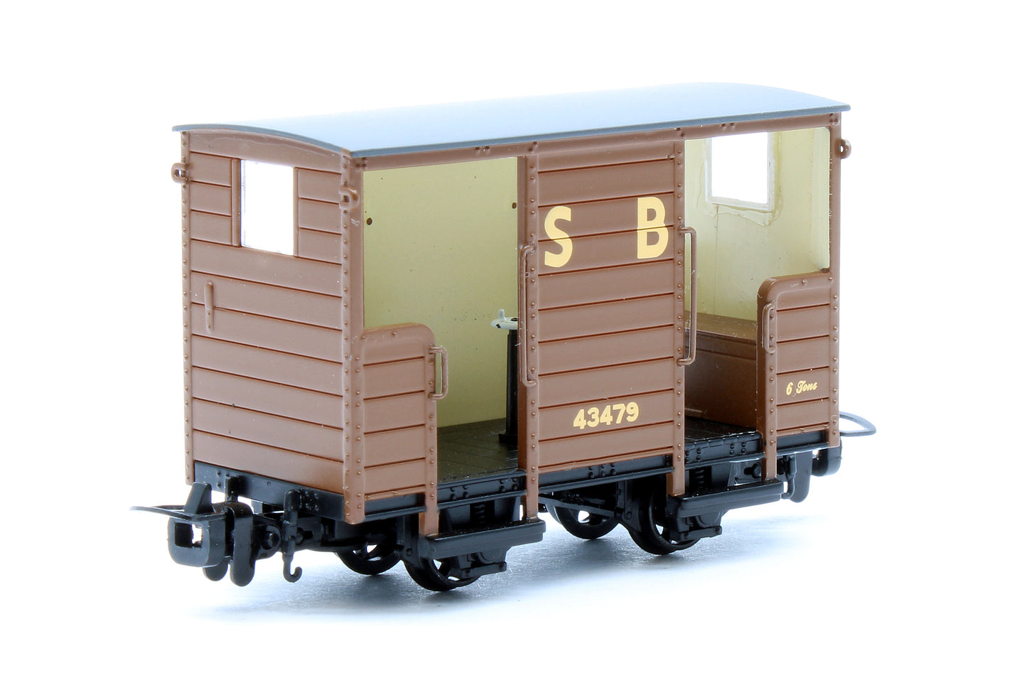 RNAD Open-End Brake Van Statfold Barn Railway Brown No. 43479