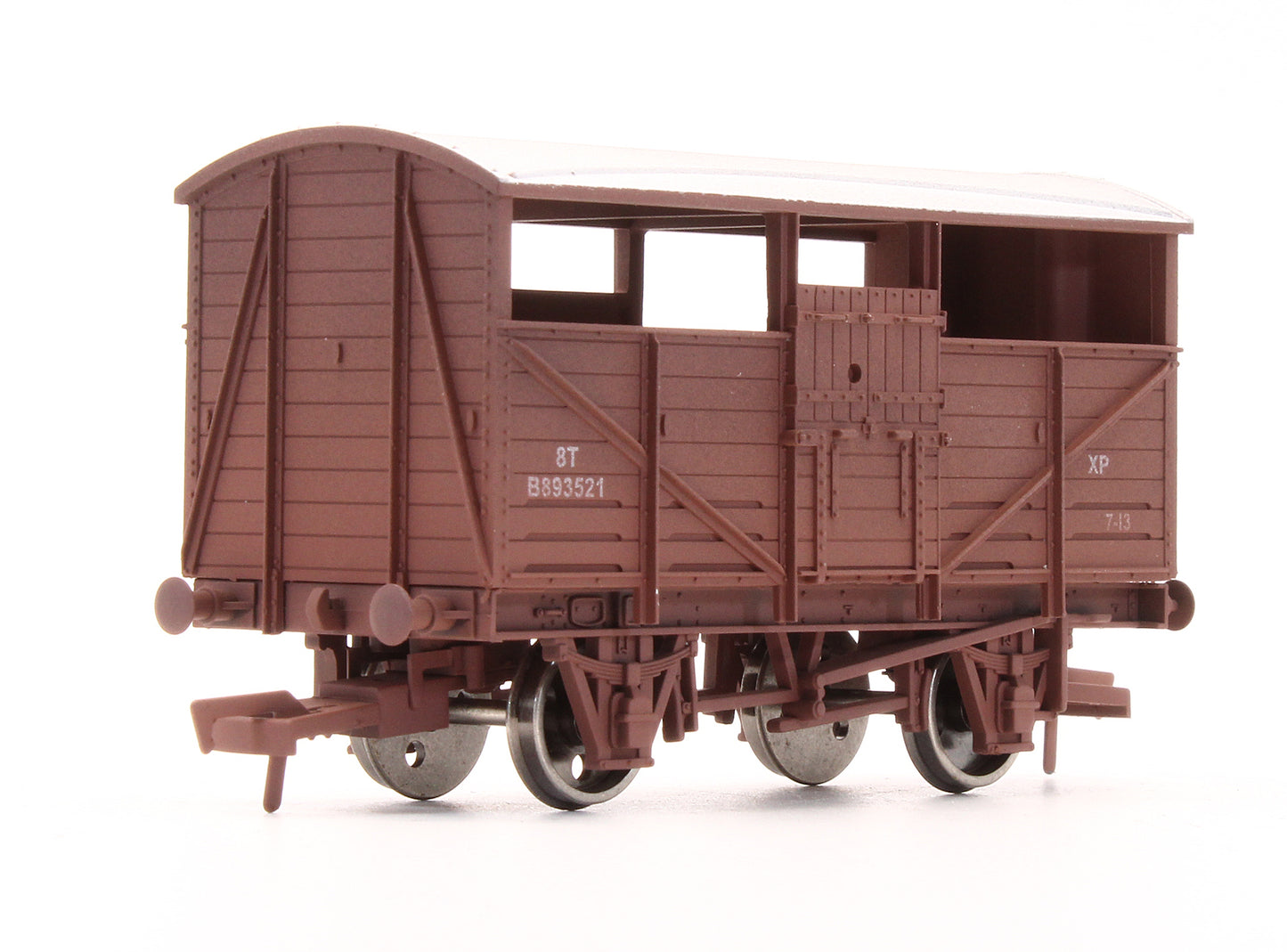Pre-Owned 4F-020-010 BR Cattle Wagon B893521 - Weathered