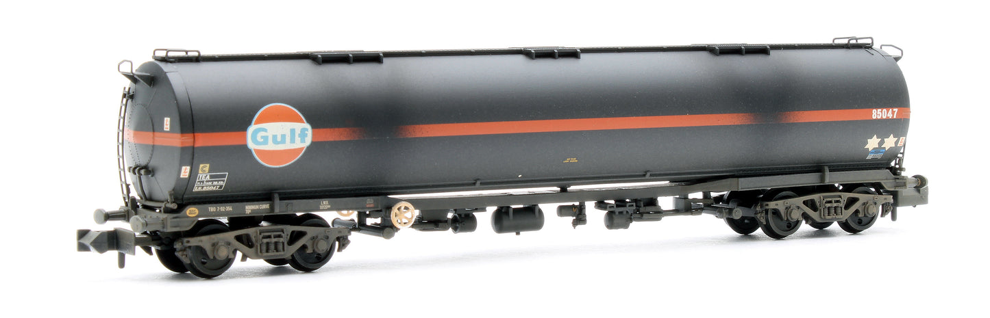 BR 102T TEA Bogie Tank Wagon 'Gulf' Black No. 85047 - Weathered