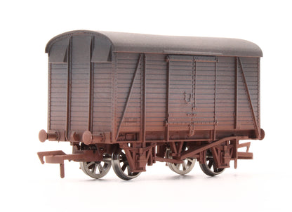 Pre-Owned 4F-021-006 BR Grey Box Van - Weathered