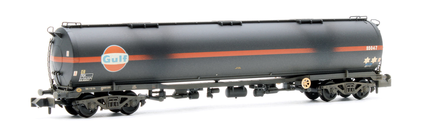 BR 102T TEA Bogie Tank Wagon 'Gulf' Black No. 85047 - Weathered