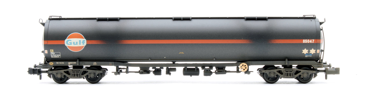 BR 102T TEA Bogie Tank Wagon 'Gulf' Black No. 85047 - Weathered