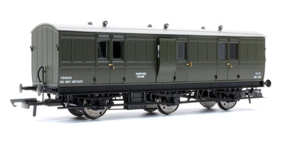 Pre-Owned H4-6FB-901C 6 Wheel Full Brake Tool Van BR Olive Green No.TDS832