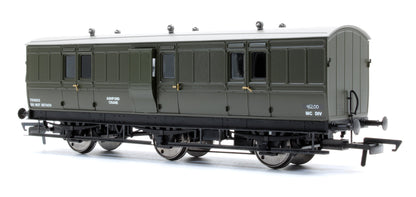 Pre-Owned H4-6FB-901C 6 Wheel Full Brake Tool Van BR Olive Green No.TDS832