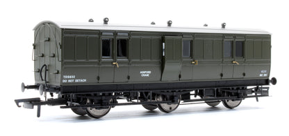 Pre-Owned H4-6FB-901C 6 Wheel Full Brake Tool Van BR Olive Green No.TDS832
