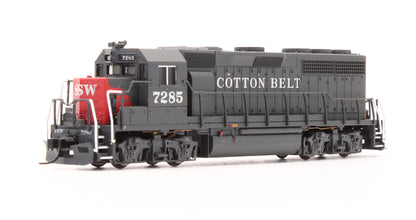 Pre-Owned 53928 GP40 Diesel Locomotive Cotton Belt - Road #7285