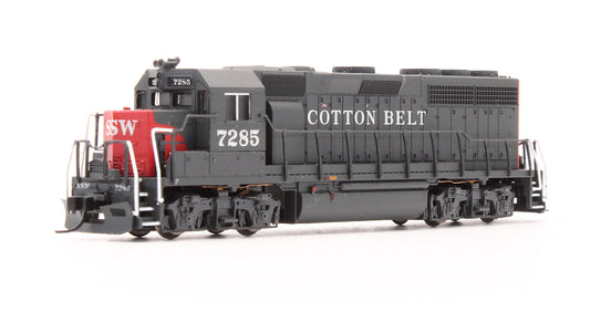 Pre-Owned 53928 GP40 Diesel Locomotive Cotton Belt - Road #7285