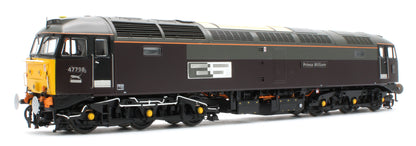 CM-47798-R-SFW Highly Detailed Premium Weathered Class 47 RES Royal Livery 'Prince William' No.47798 Diesel Locomotive - DCC Sound