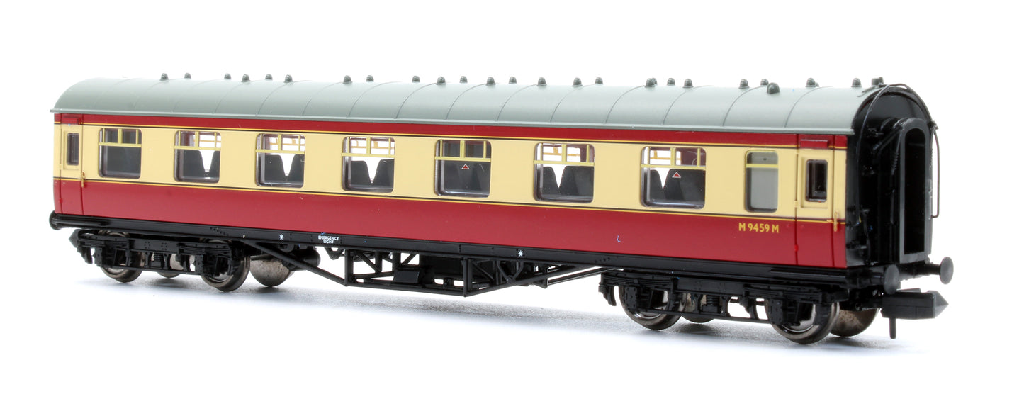 Pre-Owned Stanier Vestibule Second BR Crimson & Cream Coach 'M9459M'