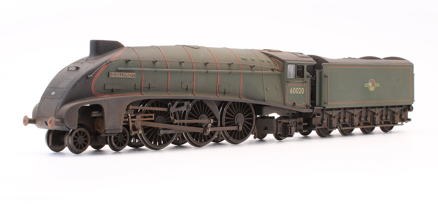 Pre-Owned 31-958 Class A4 60020 'Guillemot' BR Green Late Crest Steam Locomotive - Custom Weathered - DCC Fitted
