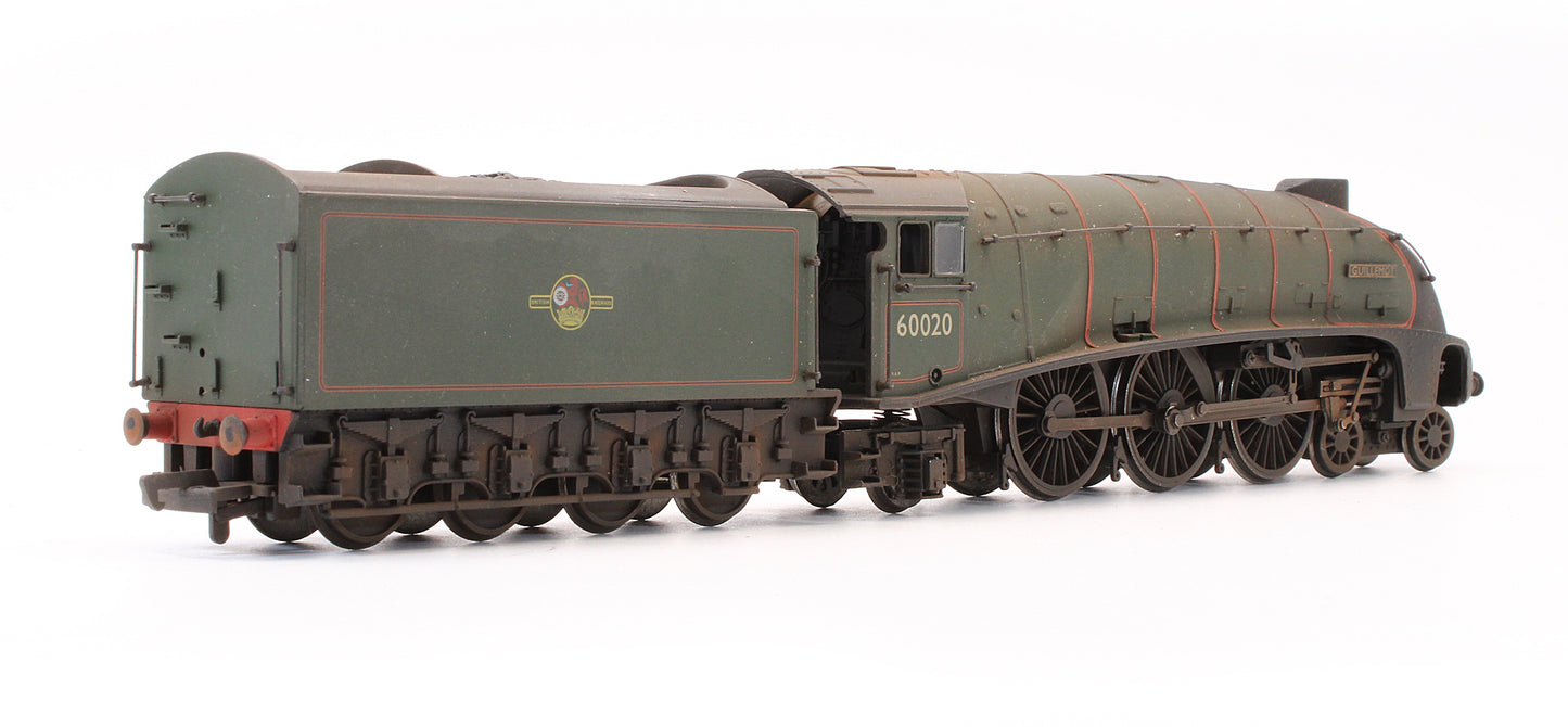 Pre-Owned 31-958 Class A4 60020 'Guillemot' BR Green Late Crest Steam Locomotive - Custom Weathered - DCC Fitted