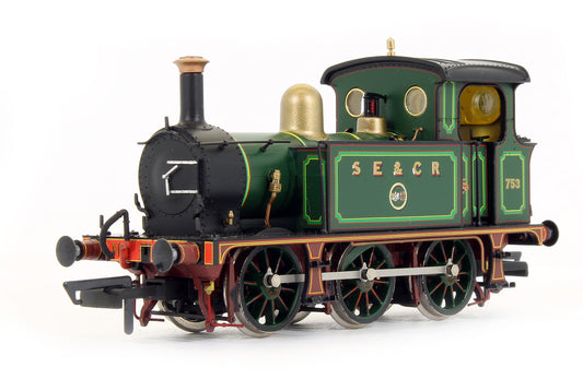 Pre-Owned H4-P-002 SECR P Class 0-6-0T 753 SE&CR Full Lined Green (With Brass)