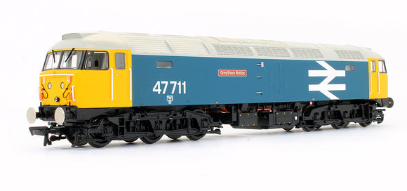 Pre-Owned Class 47/7 47711 'Greyfriar's Bobby' BR Large Logo Blue Diesel Locomotive (DCC Sound Fitted)