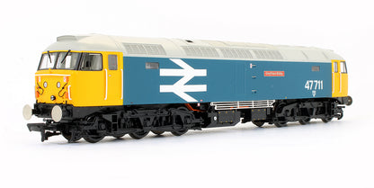Pre-Owned Class 47/7 47711 'Greyfriar's Bobby' BR Large Logo Blue Diesel Locomotive (DCC Sound Fitted)