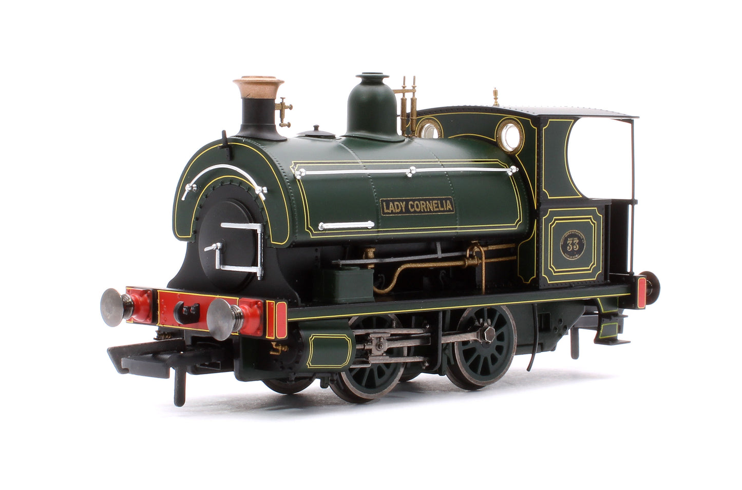 Peckett W4 Class 0-4-0ST 33 'Lady Cornelia' Dowlais Ironworks Green Steam Locomotive