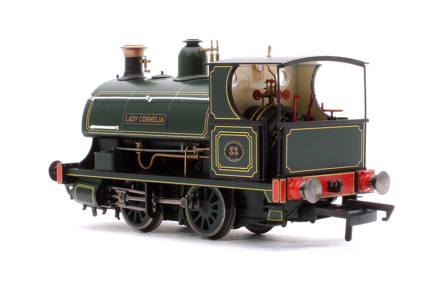 Peckett W4 Class 0-4-0ST 33 'Lady Cornelia' Dowlais Ironworks Green Steam Locomotive