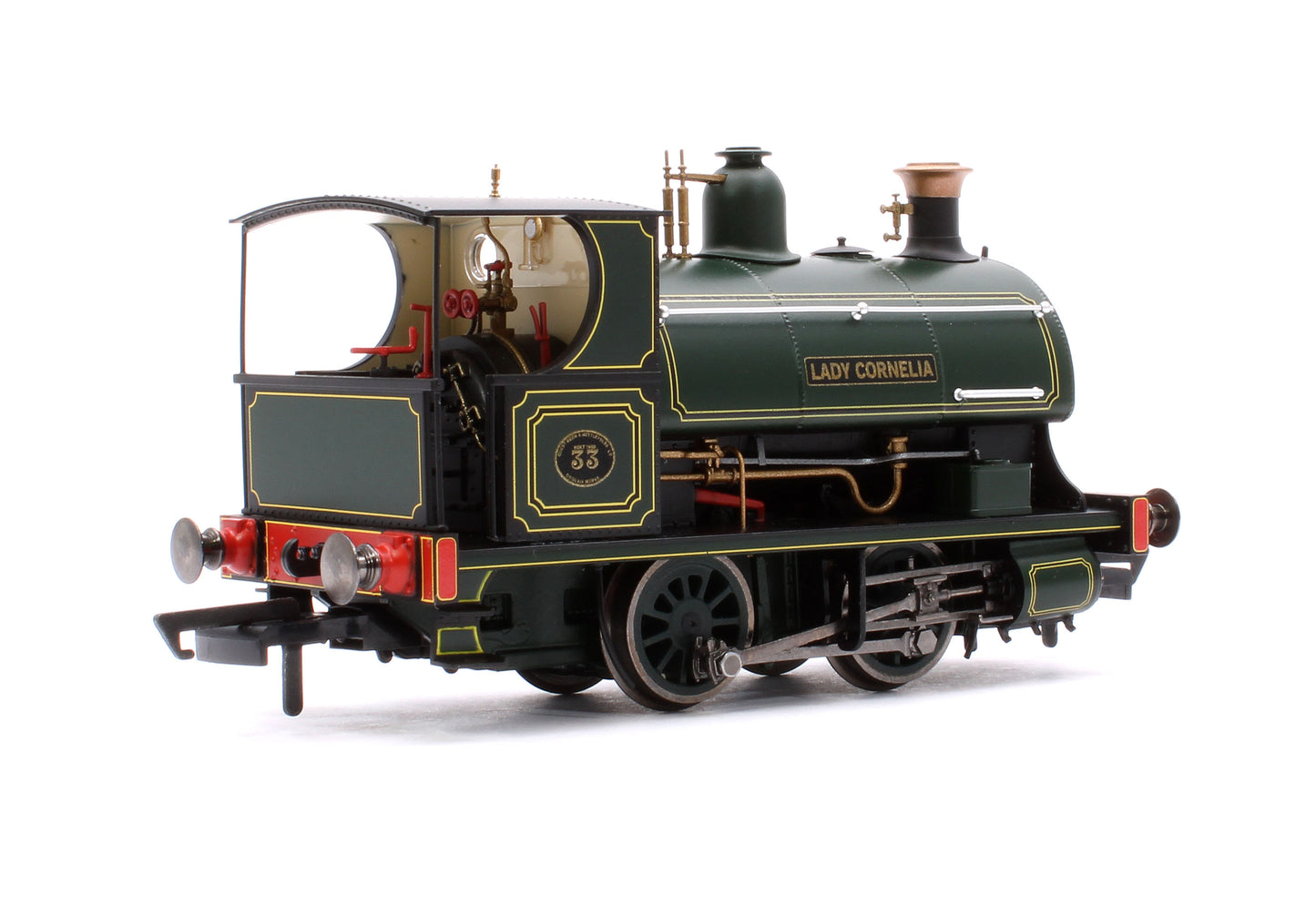 Peckett W4 Class 0-4-0ST 33 'Lady Cornelia' Dowlais Ironworks Green Steam Locomotive