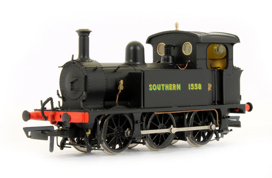 SECR P Class 0-6-0T 1558 SR Black With Sunshine Lettering Steam Locomotive