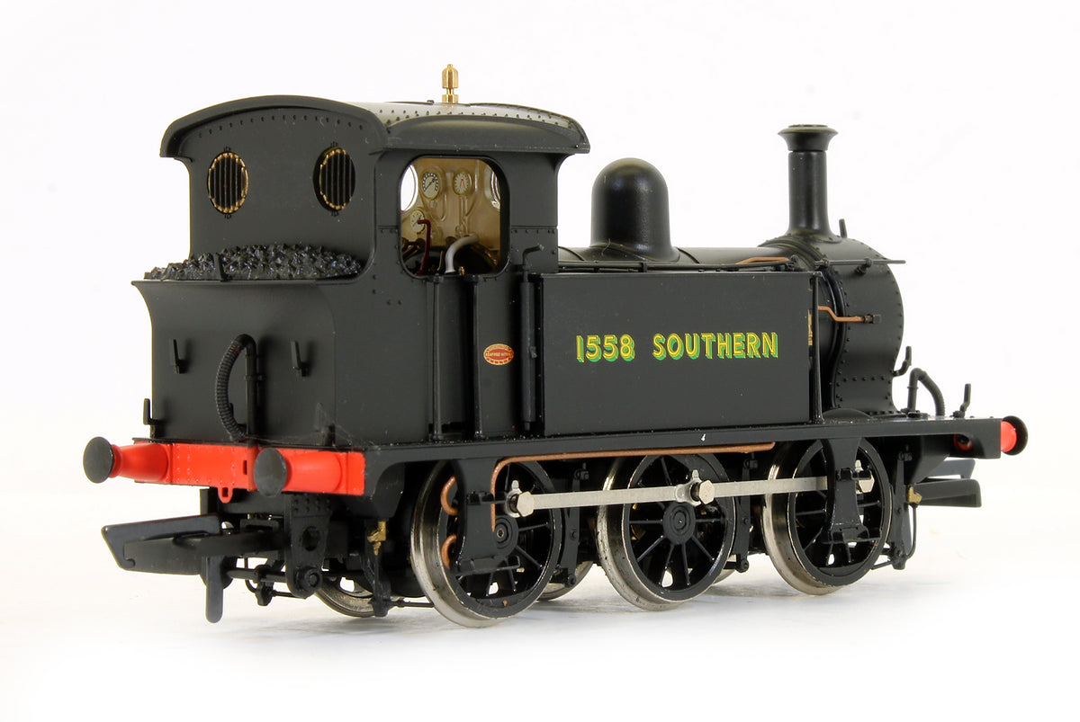 SECR P Class 0-6-0T 1558 SR Black With Sunshine Lettering Steam Locomotive