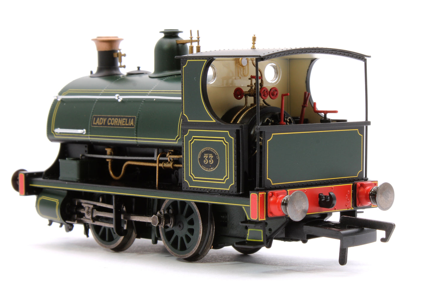 Peckett W4 Class 0-4-0ST 33 'Lady Cornelia' Dowlais Ironworks Green Steam Locomotive