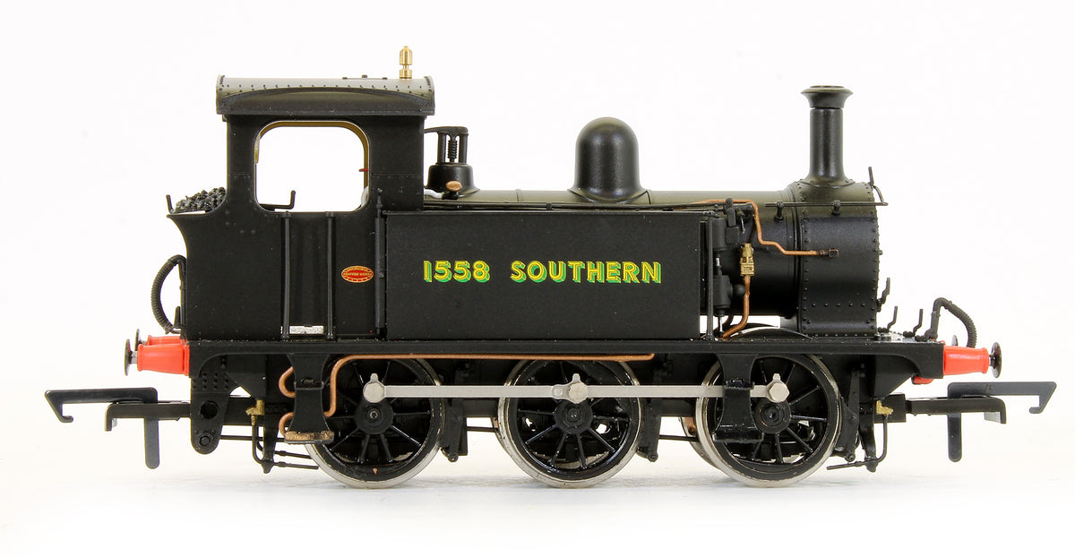 SECR P Class 0-6-0T 1558 SR Black With Sunshine Lettering Steam Locomotive