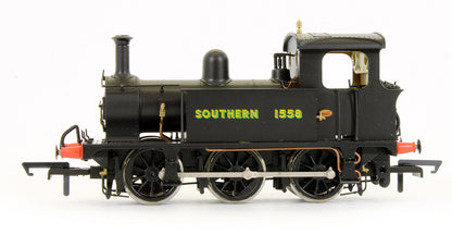 SECR P Class 0-6-0T 1558 SR Black With Sunshine Lettering Steam Locomotive