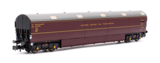 S2303-01A Newton Chambers Car Transporter Eastern Region BR Lined Maroon E96288E