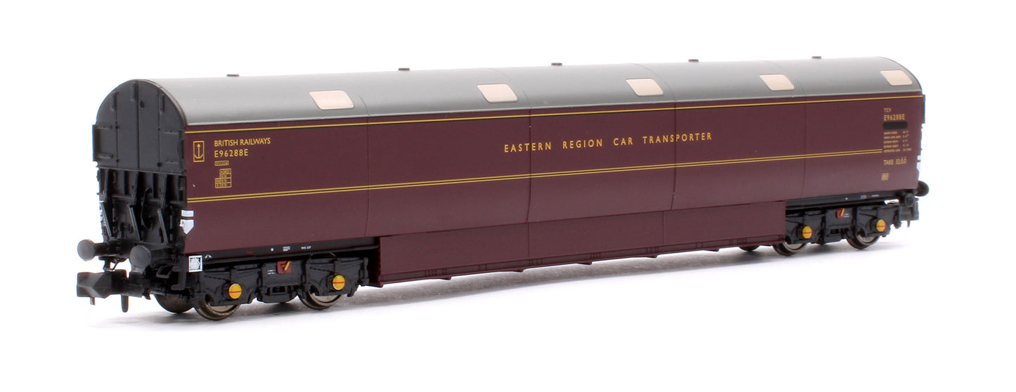 Newton Chambers Car Transporter Eastern Region BR Lined Maroon E96288/289/290E - Pack 1