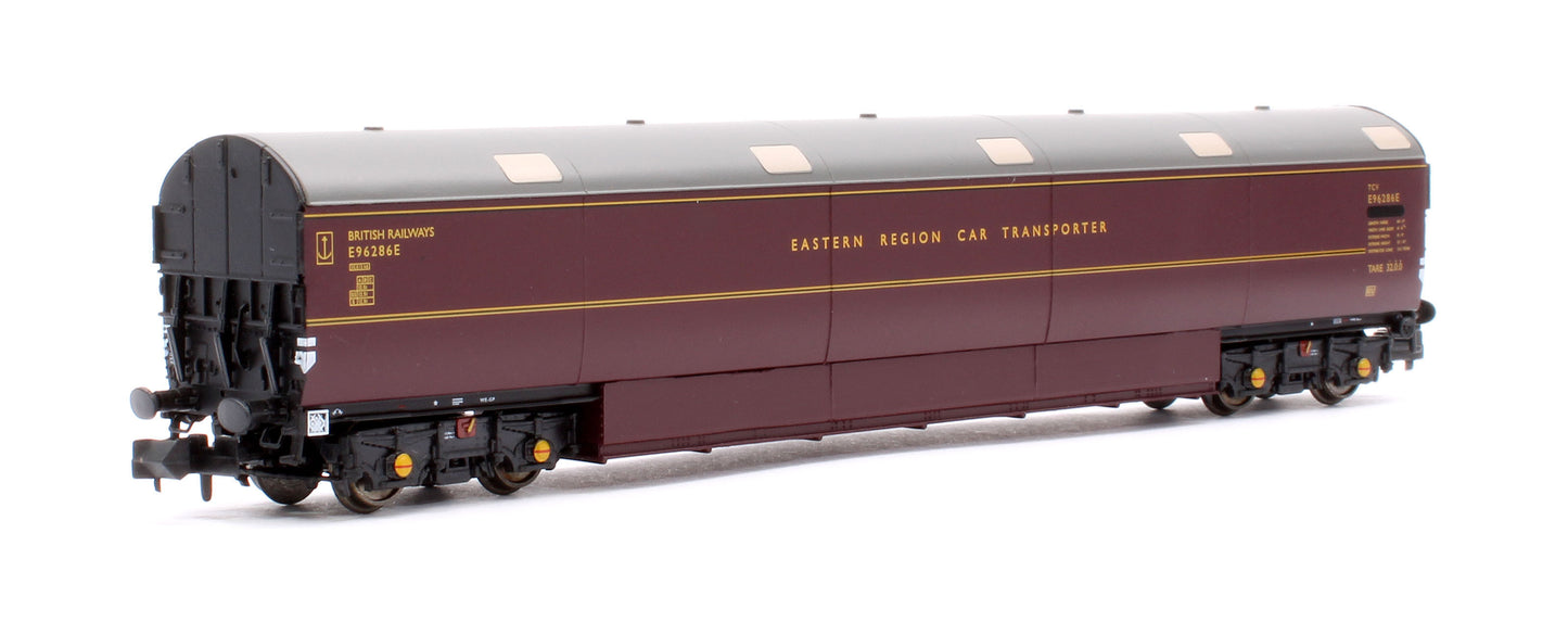 Newton Chambers Car Transporter Eastern Region BR Lined Maroon E96286/293/297E - Pack 2